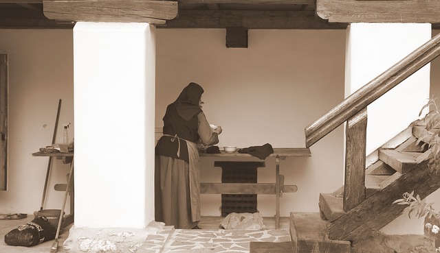 Mujeres que escriben y monjas